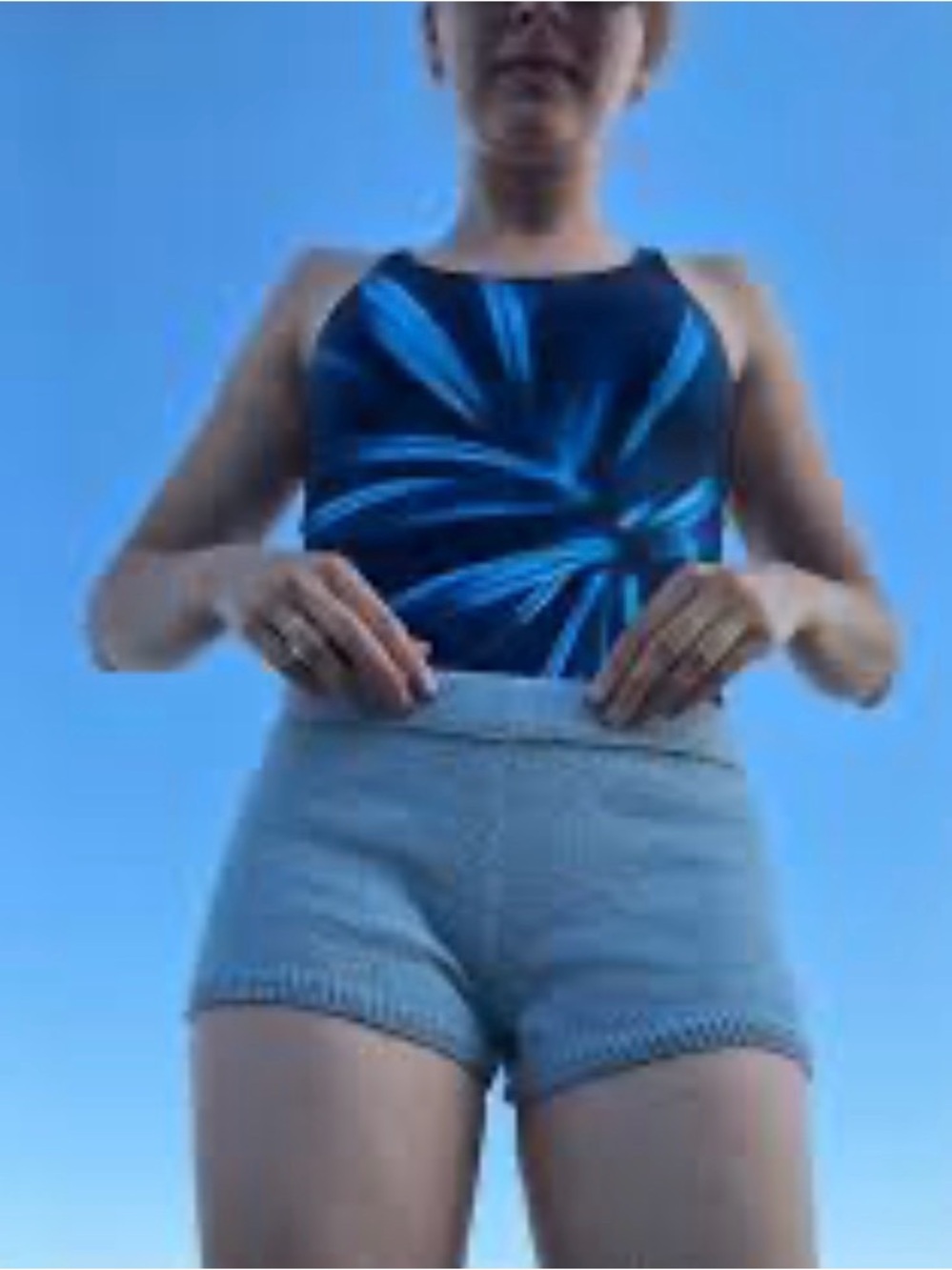 NEW Lightweight, fuzzy knit shorts from Free People's FP Beach line.  Size XS